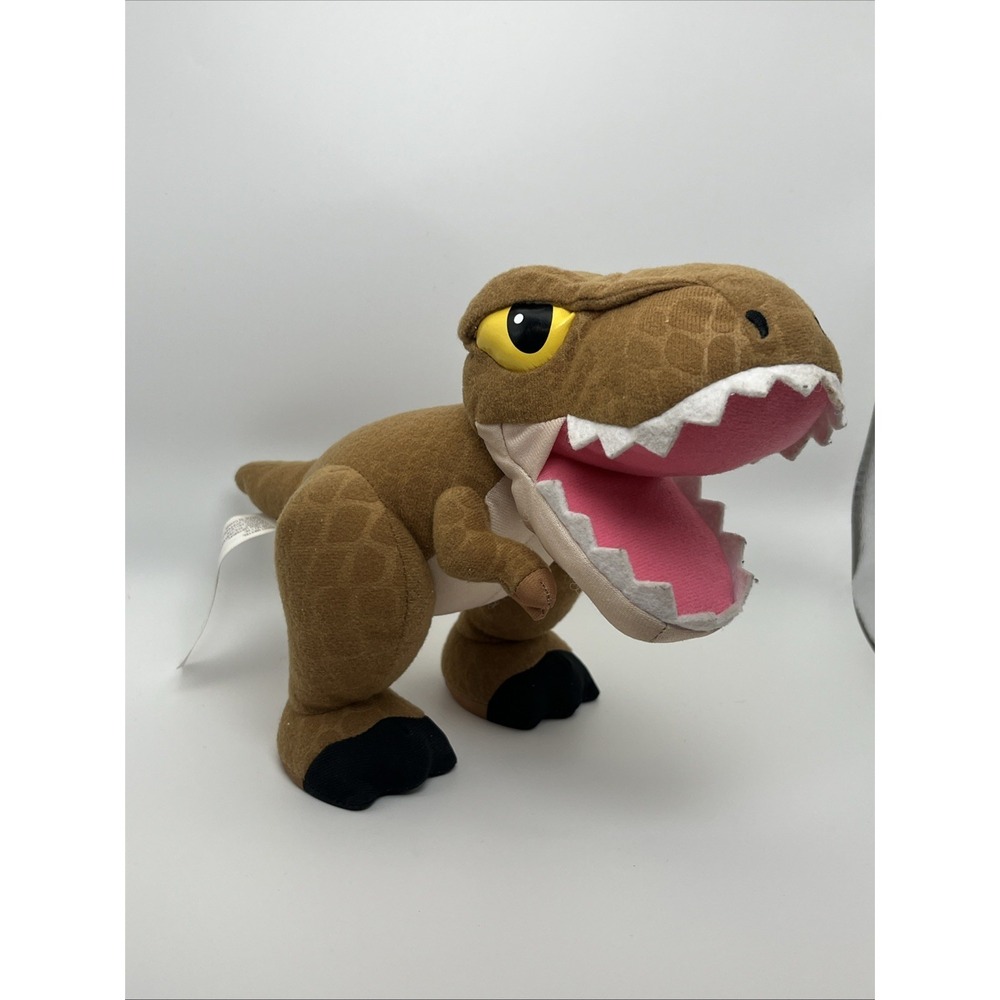 Mattel Jurassic World T-Rex Plush HBD82 2021 Small Sound Roar WORKS Chibi Toy‎